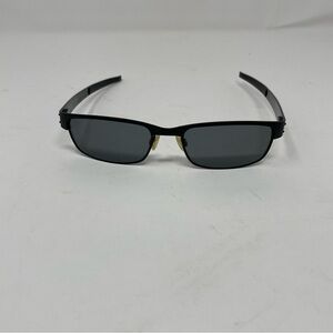 Oakley Matte Black Rectangular Glasses